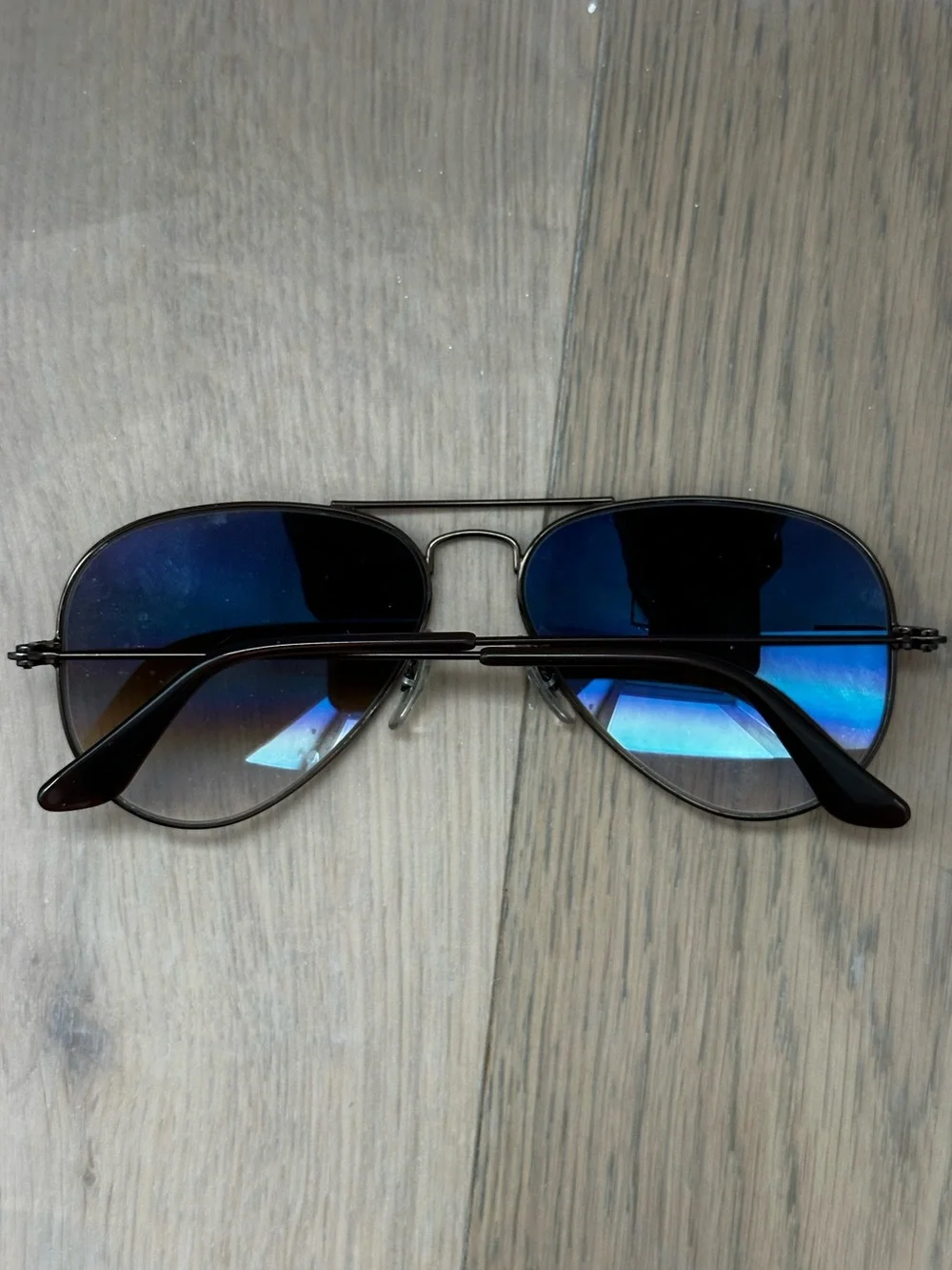 Ray-Ban Aviator Bronze Metal Brown Gradient Sunglasses (RB 3025)